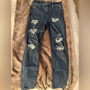 Garage Ultra High-Rise Skinny Jeans w/ Rips (24)